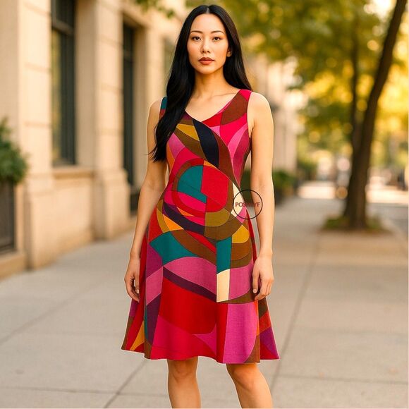 Tracy Reese Dresses & Skirts - Tracy Reese Vintage Wool Sheath Dress Multicolor Size 4